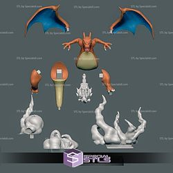 Charizard Fire Pokemon 3D Model Sculpture