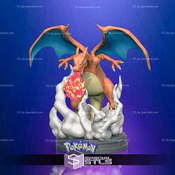 Charizard Fire Pokemon 3D Model Sculpture