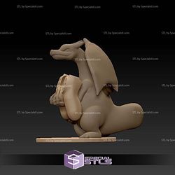 Charizard Joystick Holder 3D Model Sculpture