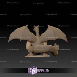 Charizard Joystick Holder 3D Model Sculpture