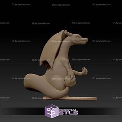 Charizard Joystick Holder 3D Model Sculpture