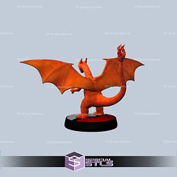 Charizard Pokemon 3D Model Sculpture