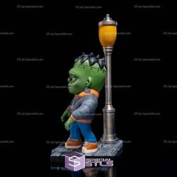 Chibi Frankenstein 3D Model Sculpture