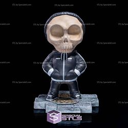 Chibi Grim 3D Model Sculpture