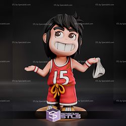 Chibi Kappei Sakamoto 3D Model Sculpture