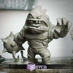 Chibi STL Collection - Clayface 3D Model Sculpture