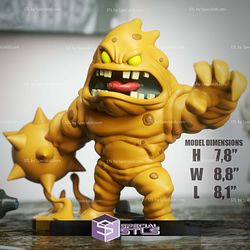 Chibi STL Collection - Clayface 3D Model Sculpture