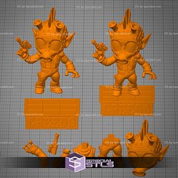 Chibi STL Collection - Greedo Starwars Sculpture