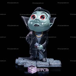 Chibi Vampire 3D Model Sculpture