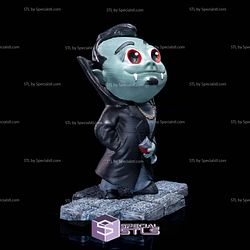 Chibi Vampire 3D Model Sculpture