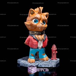 Chibi Werewolf 3D Model Sculpture