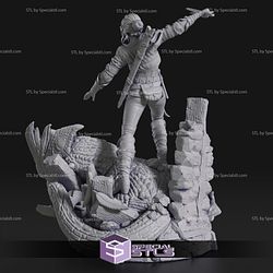 Ciri the Witcher and Demon 3D Printer Files