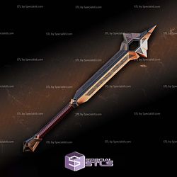 Cosplay STL Files Balins Sword Mace Hobbit