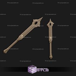 Cosplay STL Files Balins Sword Mace Hobbit