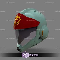 Cosplay STL Files Gundam Requiem Pilot Helmet