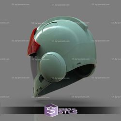 Cosplay STL Files Gundam Requiem Pilot Helmet