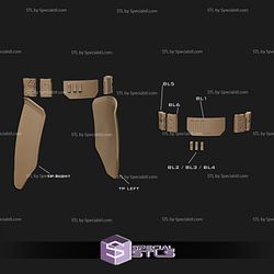 Cosplay STL Files Inquisitor Starkiller Armor