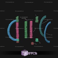 Cosplay STL Files Inquisitor Starkiller Lightsaber