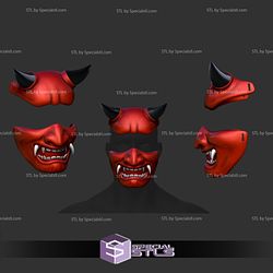 Cosplay STL Files Oni Headgear