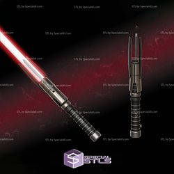 Cosplay STL Files Starkiller Spiked Lightsaber