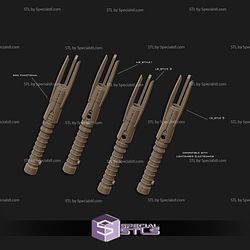 Cosplay STL Files Starkiller Spiked Lightsaber