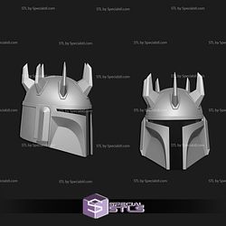 Cosplay STL Files The Mandalorian Supercommando helmet