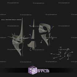 Cosplay STL Files Witch King Crown