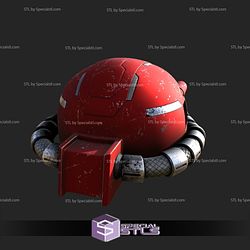 Cosplay STL Files Zaku Helmet V2