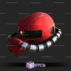 Cosplay STL Files Zaku Helmet V2