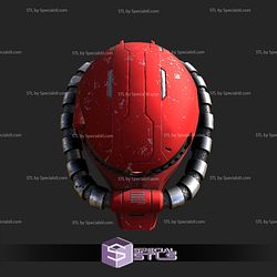 Cosplay STL Files Zaku Helmet V2