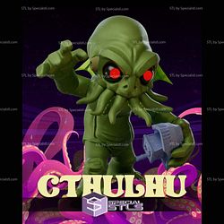 Cthulhu Chibi 3D Printer Files