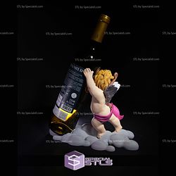 Cupid Wine Holder 3D Model Sculpture