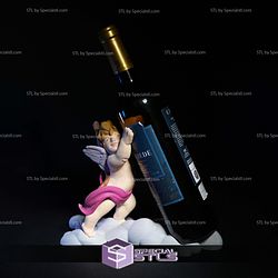 Cupid Wine Holder 3D Model Sculpture