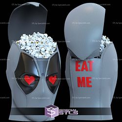 Deadpool Popcorn Bucket 3D Printer Files