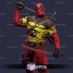 Deadpool Yellow and Red 3D Printer Files