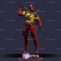 Deadpool Yellow and Red 3D Printer Files