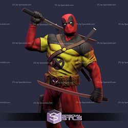 Deadpool Yellow and Red 3D Printer Files