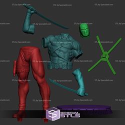 Deadpool Yellow and Red 3D Printer Files