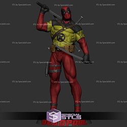 Deadpool Yellow and Red 3D Printer Files