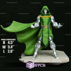 Dr Doom Power 3D Model Sculpture