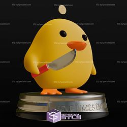 Duck with Knife meme Basic 3D Printer Files