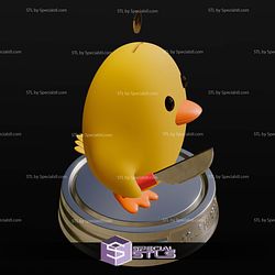 Duck with Knife meme Basic 3D Printer Files