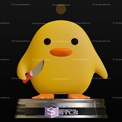 Duck with Knife meme Basic 3D Printer Files