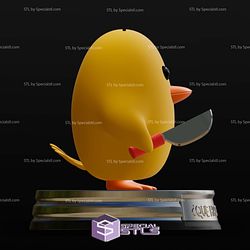 Duck with Knife meme Basic 3D Printer Files