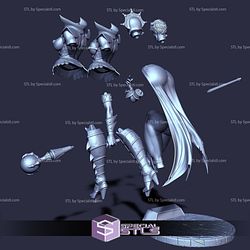 Evil-Lyn Master of Universe 3D Model Sculpture