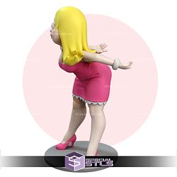 Francine Smith American Dad 3D Model Sculpture