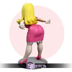 Francine Smith American Dad 3D Model Sculpture