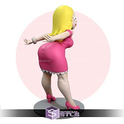 Francine Smith American Dad 3D Model Sculpture