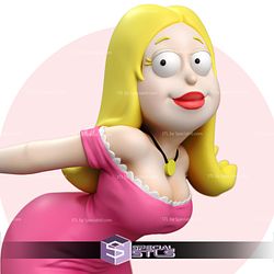 Francine Smith American Dad 3D Model Sculpture