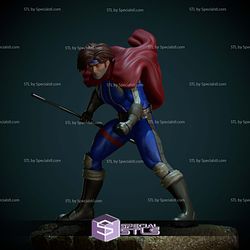 Gambit Age of Apocalypse 3D Model Sculpture